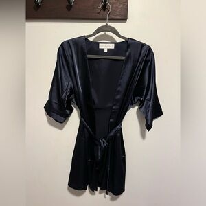 Blue short robe size XS
